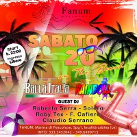 Rainboll Party + Balla Italia Sabato 20 Agosto al Fanum disco pescoluse . Eventi Salento