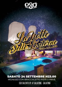 Egò Salento "Notte delle lanterne" festa di fine estate Sabato 24 Settembre - Eventi Salento