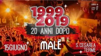 MALE' 1999 > 2019 VENT'ANNI DOPO! - DISCOTECA COSTE DEL SUD - 15 GIUGNO - EVENTI SALENTO