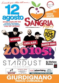 Sangria Party - Lo Zoo di 105 - 12 Agosto - Eventi Salento