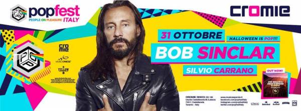 Cromie Disco - Bob Sinclar - 31.10.2016 - DISCOTECHE INVERNALI IN PUGLIA - SALENTO - TARANTO