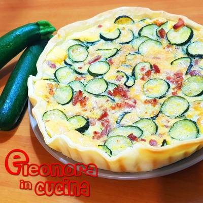 TORTA SALATA DI ZUCCHINE E PANCETTA la ricetta di Eleonora in Cucina - Eventi Salento