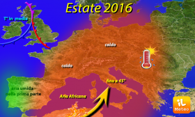 ESTATE 2016 A 45°- Sarà un estate da caldo record